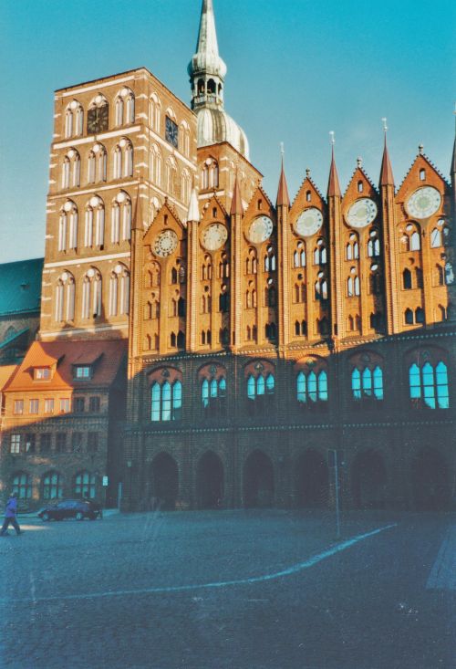 Das Rathaus von Stralsund