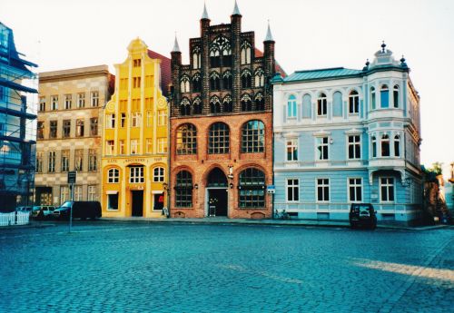 Häuserfront am alten Markt