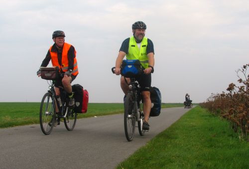 Radweg am vorpommerschen Bodden
